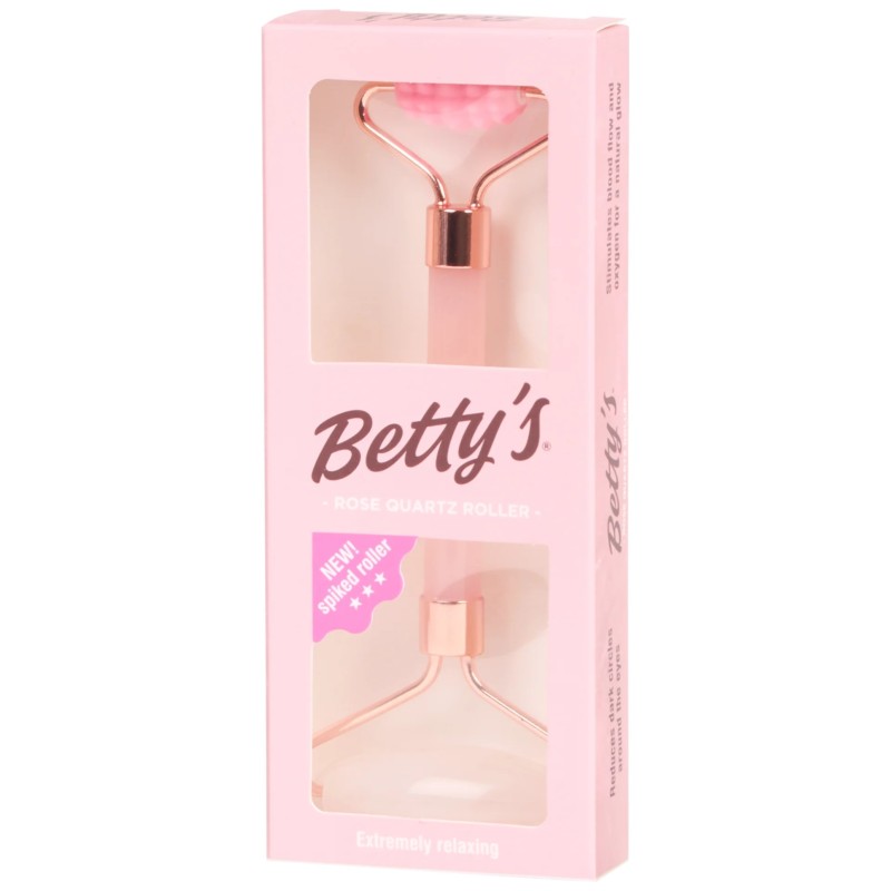 Betty's رولر تدليك الوجه من كوارتز روز