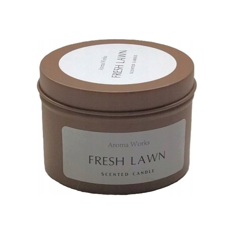 Aroma Works Bougie Parfumée Fresh Lawn - Pelouse Fraîche - 10 Heures