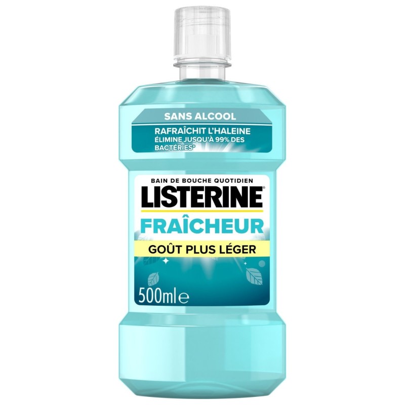 Listerine Haleine Fraiche Alcohol-Free Mouthwash - 500ml