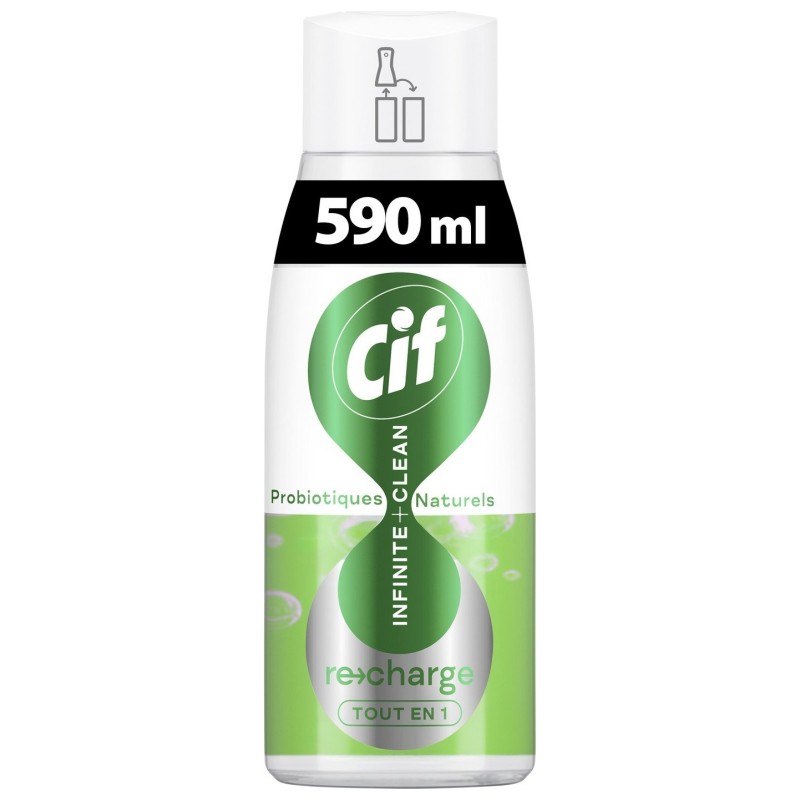 Cif Infinite+ Clean Recharge Nettoyant Multi-Surfaces - 590ml - Nettoyage sans Efforts