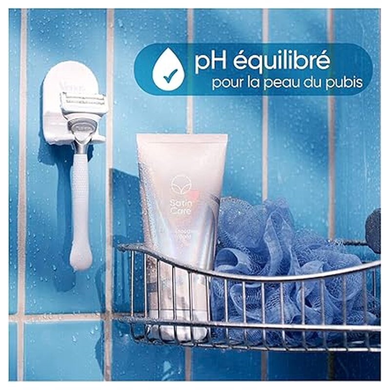 Gillette Satin Care Gommage Lissant Intime - Peau Pubienne - 177ml