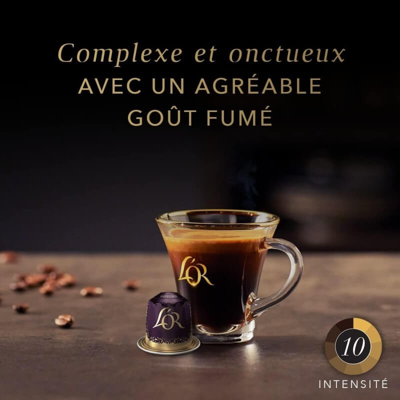 L'Or Espresso Supremo Capsules Café Intensité 10 - Compatibles Nespresso - 50 Capsules