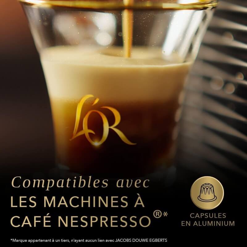 L'Or Espresso Supremo Capsules Café Intensité 10 - Compatibles Nespresso - 50 Capsules