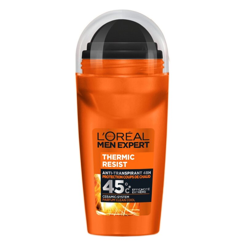 L'Oréal Men Expert Thermic Resist Déodorant Roll-On Homme - Protection 48h - 50ml