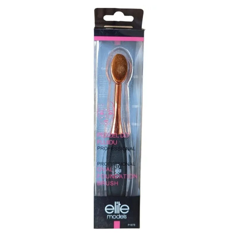 Elite Models Pinceau Fond de Teint Ovale Professionnel - 14cm