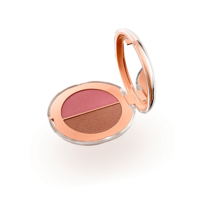 KIKO Milano Gloss Supreme Layering Duo Blush Matt&glow - Teint - 03 Your Mauve Jetsy